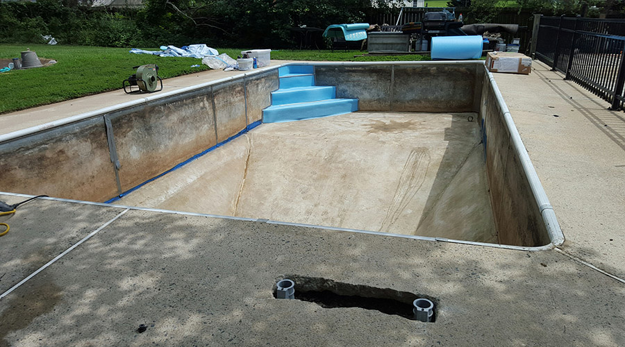 blue diamond pool service, NC, North Carolina, swimming pool renovations
